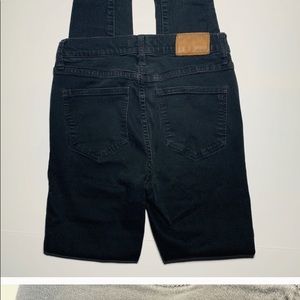 Madewell jeans road tripper skinny black size 26